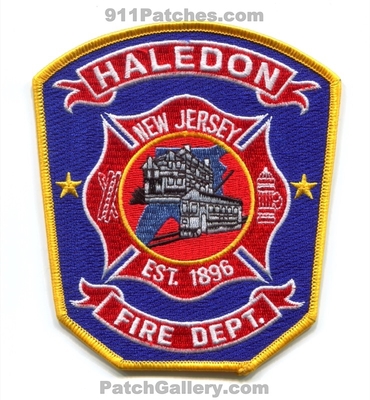 Haledon Fire Department Patch (New Jersey)
Scan By: PatchGallery.com
Keywords: dept. est. 1896