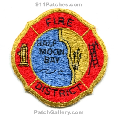 Half Moon Bay Fire District Patch (California)
Scan By: PatchGallery.com
Keywords: dist. department dept.