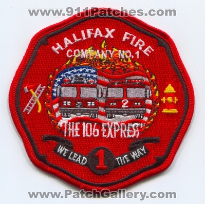 Halifax Fire Company Number 1 Patch (UNKNOWN STATE)
Scan By: PatchGallery.com
Keywords: co. no. #1 station department dept. the 106 express we lead the way