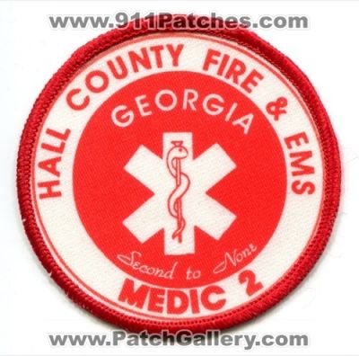 Hall County Fire and EMS Department Medic 2 (Georgia)
Scan By: PatchGallery.com
Keywords: & dept. ems