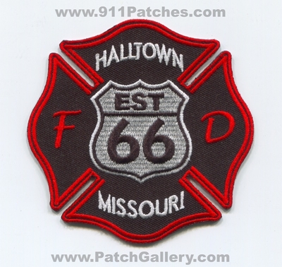 Halltown Fire Department Patch (Missouri)
Scan By: PatchGallery.com
Keywords: dept. fd est 66 route