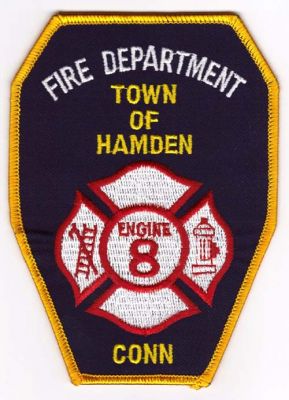 Hamden Fire Department Engine 8
Thanks to Michael J Barnes for this scan.
Keywords: connecticut town of