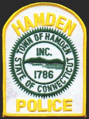 Hamden Police
Thanks to EmblemAndPatchSales.com for this scan.
Keywords: connecticut town of