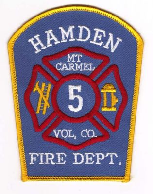 Hamden Fire Dept
Thanks to Michael J Barnes for this scan.
Keywords: connecticut department mount carmel mt volunteer company 5