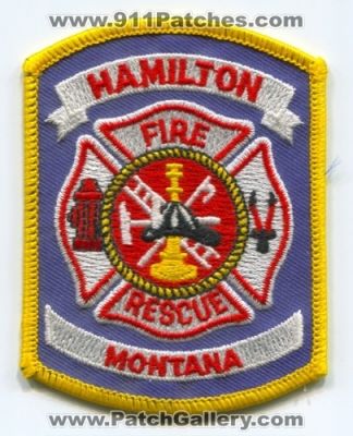 Hamilton Fire Rescue Department (Montana)
Scan By: PatchGallery.com
Keywords: dept.