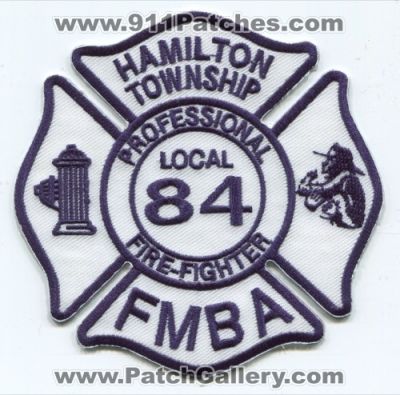 Hamilton Township FireFighters Mutual Benevolent Association Professional FireFighter Local 84 (New Jersey)
Scan By: PatchGallery.com
Keywords: twp. fmba