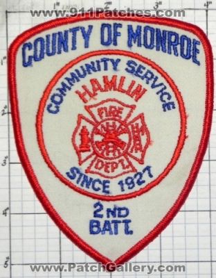 Hamlin Fire Department 2nd Battalion (New York)
Thanks to swmpside for this picture.
Keywords: dept. batt. county of monroe