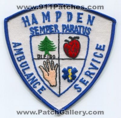 Hampden Ambulance Service (Maine)
Scan By: PatchGallery.com
Keywords: ems sempier paratus
