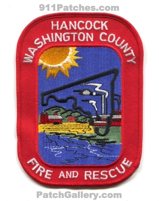 Hancock Fire and Rescue Department Washington County Patch (Maryland)
Scan By: PatchGallery.com
Keywords: & dept. co.