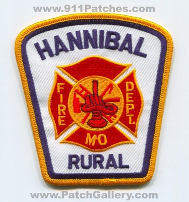 Hannibal Rural Fire Department Patch (MIssouri)
Scan By: PatchGallery.com
Keywords: dept. mo