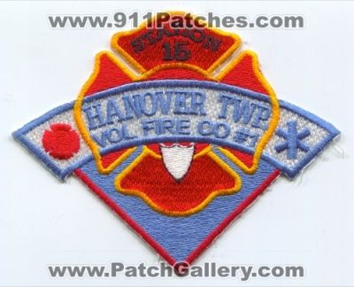 Hanover Township Volunteer Fire Company Number 1 Station 15 (Pennsylvania)
Scan By: PatchGallery.com
Keywords: twp. vol. co. no. #1 department dept.