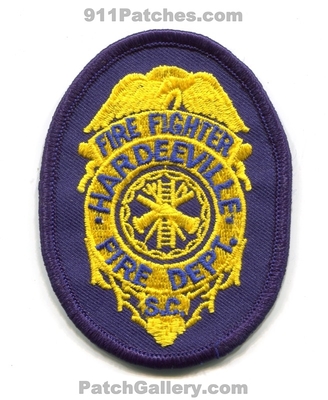 Hardeeville Fire Department Firefighter Patch (South Carolina)
Scan By: PatchGallery.com
Keywords: dept. ff