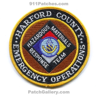 Harford County Fire Department Emergency Operations Hazardous Materials Response Team HMRT Patch (Maryland)
Scan By: PatchGallery.com
Keywords: co. dept. hazmat haz-mat