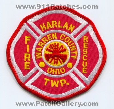 Harlan Township Fire Rescue Department Warren County Patch (Ohio)
Scan By: PatchGallery.com
Keywords: twp. department dept. co.