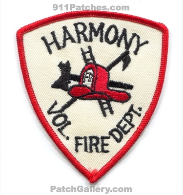 Harmony Volunteer Fire Department Patch (Texas)
Scan By: PatchGallery.com
Keywords: vol. dept.