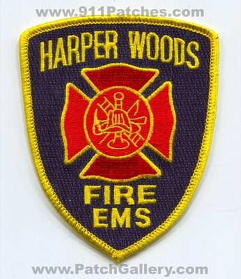 Harper Woods Fire EMS Department Patch (Michigan)
Scan By: PatchGallery.com
Keywords: dept.