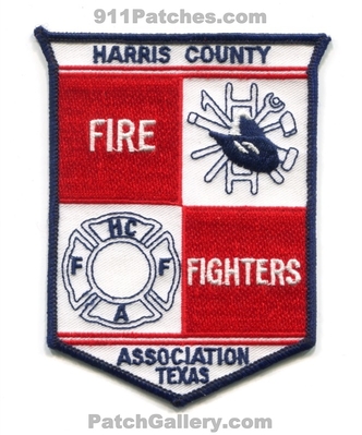 Harris County Firefighters Association Fire Patch (Texas)
Scan By: PatchGallery.com
Keywords: co. ffs assoc. assn. hcffa