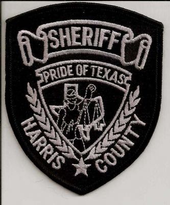 Harris County Sheriff
Thanks to EmblemAndPatchSales.com for this scan.
Keywords: texas