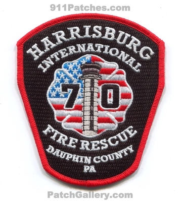 Harrisburg International Airport Fire Rescue Department 70 Dauphin County Patch (Pennsylvania)
Scan By: PatchGallery.com
[b]Patch Made By: 911Patches.com[/b]
Keywords: dept. pa