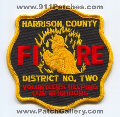 Harrison County Fire District Number 2 Patch (Texas)
Scan By: PatchGallery.com
Keywords: co. dist. no. #2 two