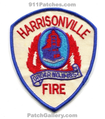 Harrisonville Fire Department Patch (Missouri)
Scan By: PatchGallery.com
Keywords: dept. order no. 11-1857