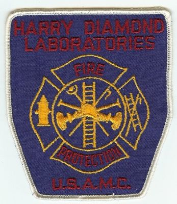 Harry Diamond Laboratories Fire Protection
Thanks to PaulsFirePatches.com for this scan.
Keywords: maryland u.s.a.m.c. usamc