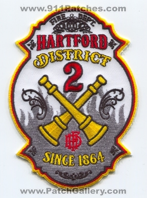Hartford Fire Department District 2 Patch (Connecticut)
Scan By: PatchGallery.com
Keywords: Dept. HFD H.F.D. Since 1864