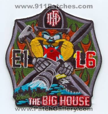 Hartford Fire Department Engine 1 Ladder 6 Patch (Connecticut)
Scan By: PatchGallery.com
Keywords: Dept. HFD H.F.D. E1 L6 Company Co. Station South Green - The Big House