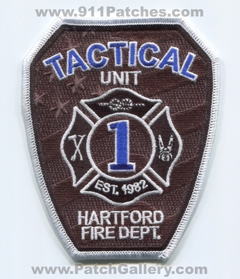 Hanford Fire Department Tactical Unit 1 Patch (Connecticut)
Scan By: PatchGallery.com
Keywords: dept. est. 1982
