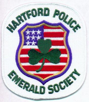 Hartford Police Emerald Society
Thanks to EmblemAndPatchSales.com for this scan.
Keywords: connecticut