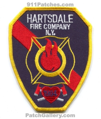 Hartsdale Fire Company Patch (New York)
Scan By: PatchGallery.com
Keywords: co. department dept. 1904