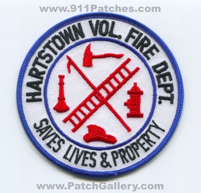 Hartstown Volunteer Fire Department Patch (Pennsylvania)
Scan By: PatchGallery.com
Keywords: vol. dept. saves lives & property