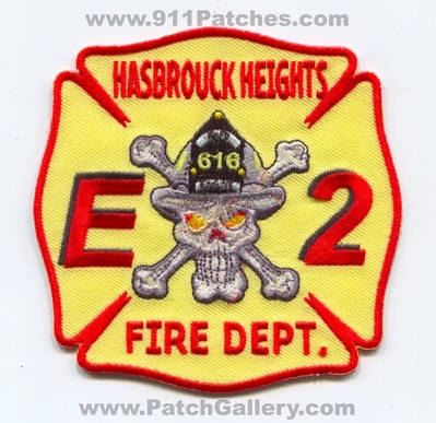 Hasbrouck Heights Fire Department Engine 2 Patch (New Jersey)
Scan By: PatchGallery.com
Keywords: dept. company co. station e2 616 skull