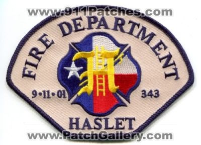 Haslet Fire Department (Texas)
Scan By: PatchGallery.com
Keywords: dept. 9-11-01 343