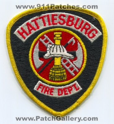 Hattiesburg Fire Department Patch (Mississippi)
Scan By: PatchGallery.com
Keywords: dept.