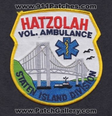 Hatzolah Volunteer Ambulance Staten Island Division (New York)
Thanks to Paul Howard for this scan.
Keywords: ems vol.