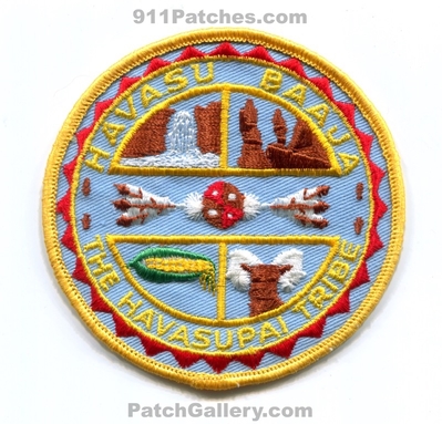 Havasu Baaja The Havasupai Tribe Police Department Patch (Arizona)
Scan By: PatchGallery.com
Keywords: indian tribal dept.