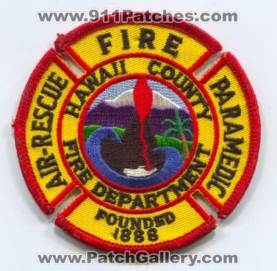 Hawaii County Fire Department Air Rescue Paramedic (Hawaii)
Scan By: PatchGallery.com
Keywords: co. dept.