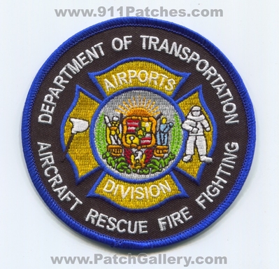 Hawaii Department of Transportation Airports Division Aircraft Rescue FireFighting ARFF Patch (Hawaii)
Scan By: PatchGallery.com
Keywords: dept. dot d.o.t. div. a.r.f.f. cfr c.f.r. crash
