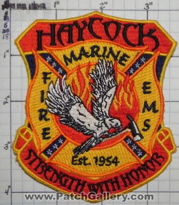 Haycock Marine Fire EMS Department (Pennsylvania)
Thanks to swmpside for this picture.
Keywords: dept.