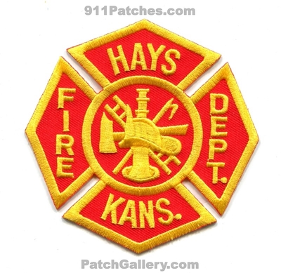 Hays Fire Department Patch (Kansas)
Scan By: PatchGallery.com
Keywords: dept. kans.