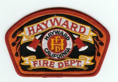 Hayward Fire Dept
Thanks to PaulsFirePatches.com for this scan.
Keywords: california department