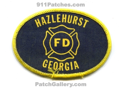 Hazlehurst Fire Department Patch (Georgia)
Scan By: PatchGallery.com
Keywords: dept. fd