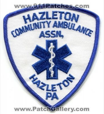 Hazleton Community Ambulance Association (Pennsylvania)
Scan By: PatchGallery.com
Keywords: ems assn. pa