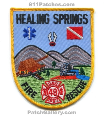 Healing Springs Fire Rescue Department 48 Patch (North Carolina)
Scan By: PatchGallery.com
Keywords: dept. org. 1967