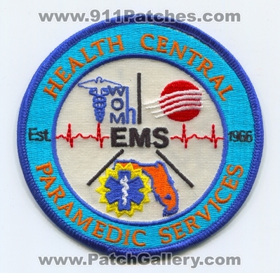 Health Central Paramedic Services EMS Patch (Florida)
Scan By: PatchGallery.com
Keywords: ambulance emergency medical services est. 1966 womh