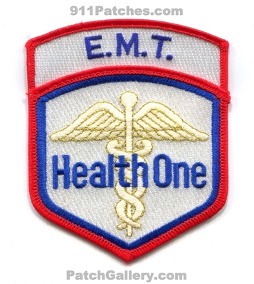 HealthONE Emergency Medical Technician EMT Patch (Colorado)
[b]Scan From: Our Collection[/b]
Keywords: e.m.t. ems services ambulance hospitals