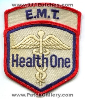 HealthONE Emergency Medical Technician EMT Patch (Colorado)
[b]Scan From: Our Collection[/b]
Keywords: e.m.t. ems services ambulance hospitals