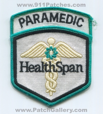 HealthSpan Hospital System Paramedic EMS Patch (Minnesota)
Scan By: PatchGallery.com
Keywords: emergency medical services ambulance