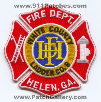 Helen Fire Department White County Ladder Company 8 (Georgia)
Scan By: PatchGallery.com
Keywords: dept. hfd co. station ga.